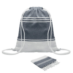 GiftRetail MO2584 - HAMMA Fouta et sac assorti