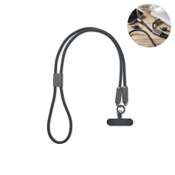 GiftRetail MO2585 - SHAKA 60W phone holder lanyard cable
