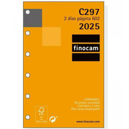 Finocam S8437461 - Diary Refill CLASSIC C297 602 2025 7,3 x 11,4 cm