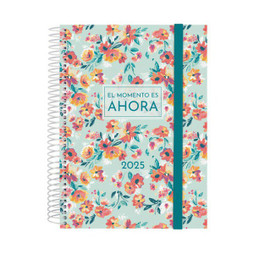 Finocam S8437519 - Agenda DESIGN COLLECTION A5 15,5 x 21,2 cm 2025 Floral