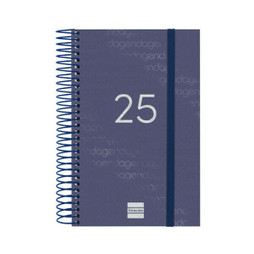Finocam S8437385 - Agenda YEAR Bleu 11,7 x 18,1 cm 2025
