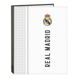 Real Madrid C.F. S4311123 - Ring binder White Grey A4 26.5 x 33 x 4 cm