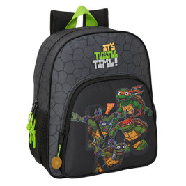 Teenage Mutant Ninja Turtles S4310711 - Cartable Noir Gris 32 x 38 x 12 cm