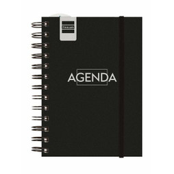 Finocam S8435000 - Diary Black 1/8 12 x 16,4 cm 2024-2025