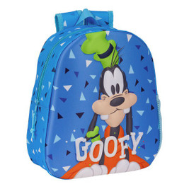 Clásicos Disney S4309349 - Kinderrucksack 3D Goofy Blau 27 x 33 x 10 cm