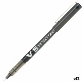 Pilot S8429418 - Liquid ink pen V-5 Hi-Tecpoint Black 0,3 mm (12 Units)