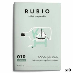 Rubio S8422708 - Cahier décriture et de calligraphie Nº10 Catalan A5 20 Volets (10 Unités)