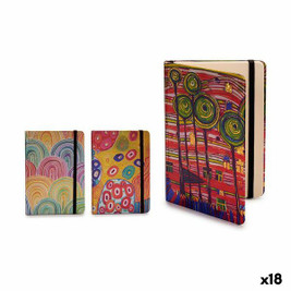 Pincello S3623778 - Notepad Multicolour B6 100 Sheets 12,5 x 1,3 x 17,5 cm Circles (18 Units)