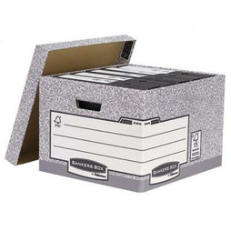 FELLOWES S8407028 - boîte pour archives Fellowes Bankers Box Gris Din A4 29,4 x 38,7 x 44,5 cm