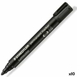 Staedtler S8422900 - Marqueur permanent Lumocolor 352-9 Noir (10 Unités)