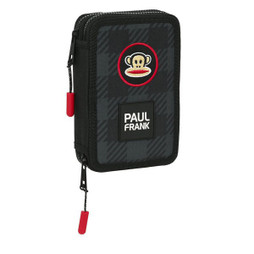 Paul Frank S4307890 - Federmäppchen mit Zubehör Campers Schwarz 12.5 x 19.5 x 4 cm (28 Stücke)