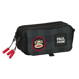 Paul Frank S4307885 - Dreifaches Mehrzweck-Etui Campers Schwarz (21,5 x 10 x 8 cm)