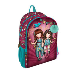 Gorjuss S4306700 - Cartable Fireworks Bordeaux 31.5 x 40 x 22.5 cm