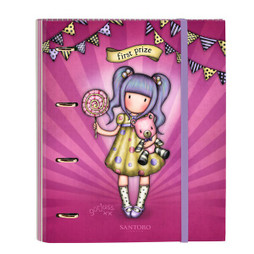 Gorjuss S4306650 - Reliure à anneaux First prize Lila (27 x 32 x 3.5 cm)