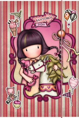 Gorjuss S4306629 - Dossier Carousel A4 Saumon (24.8 x 9 x 33.4 cm)