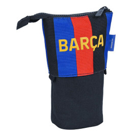F.C. Barcelona S4307081 - Pencil Holder Case Maroon Navy Blue (8 x 19 x 6 cm)