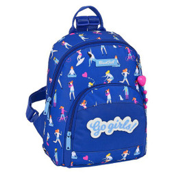 BlackFit8 S4304402 - Sac à dos Casual Go Girls Bleu (25 x 30 x 13 cm)