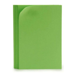 Pincello S3600193 - Feuille de Mousse 1804049-007 Vert 20 x 30 cm (10 Unités)