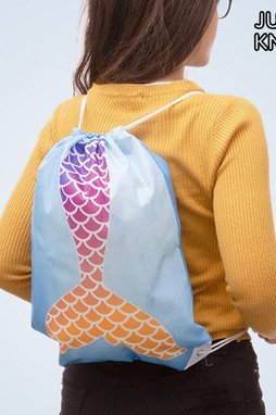 BigBuy School V0300710 - Sac à Dos avec Cordes Sirène Junior Knows