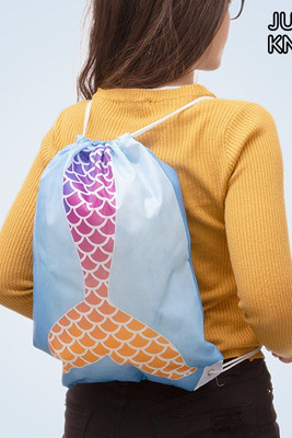 BigBuy School V0300710 - Sac à Dos avec Cordes Sirène Junior Knows
