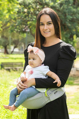 InnovaGoods V0103799 - Anpassungsfähige Babytrage mit 2 Taschen Seccaby