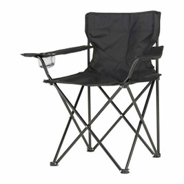 BigBuy Outdoor S7908447 - Chaise Pliante Noir 80 x 83,5 x 51 cm