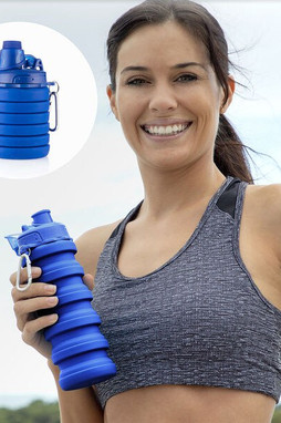 InnovaGoods V0103233 - Bouteille Pliable en Silicone Bentle