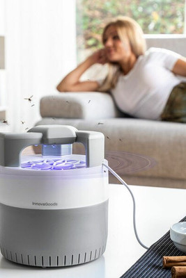 InnovaGoods V0103865 - Lampe anti-moustiques à aspiration KL Silen