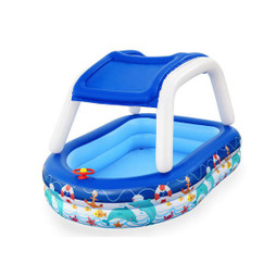 Bestway D1400425 - Inflatable Paddling Pool for Children Multicolour 213 x 155 x 132 cm Ship