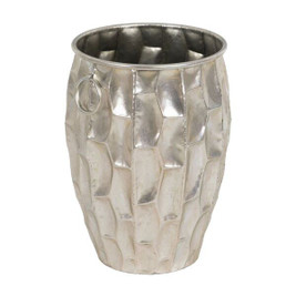 BigBuy Garden S8804386 - Planter Silver Iron 30 x 30 x 44,5 cm