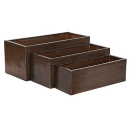 Home ESPRIT S3053641 - Satz Blumentöpfe Gold Aluminium 100 x 43 x 40 cm