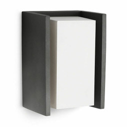 Philips S7908840 - Applique Murale 16351/93/16 Anthracite Aluminium 15 W E27 970 Lm A (4000 K) (Vert tendre) (2700 K) (1 Unité)
