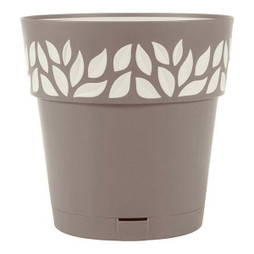 Stefanplast S3610121 - Self-watering flowerpot 3920111 Brown Beige Plastic 19 x 19 x 19 cm
