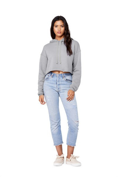 Bella+Canvas 7502 - Women's Cropped Fleece Hoodie