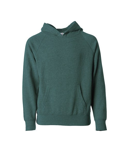 Independent Trading Co. PRM15YSB - Youth Raglan Hooded Pullover