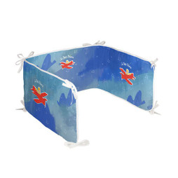 HappyFriday D1609493 - Protection du berceau Le Petit Prince Son avion Multicouleur 210 x 40 cm