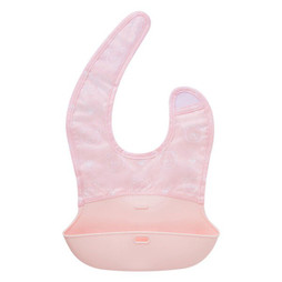 BigBuy Kids V3300013 - Bavoir Pliable Easy Rose clair