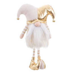 BigBuy Home S8807139 - Décorations de Noël Doré Père Noël 22 x 13 x 37 cm