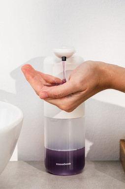 InnovaGoods V0103902 - Distributeur Automatique Rechargeable de Savon Liquide Bitesap