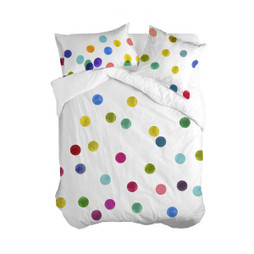 HappyFriday D1629867 - Housse de Couette Confetti Multicouleur 140 x 200 cm