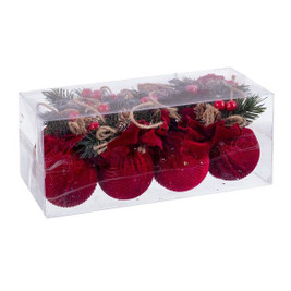 BigBuy Christmas V3402112 - Boules de Noël Multicouleur Mousse