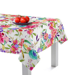 HappyFriday D1614342 - Nappe Pink bloom Multicouleur 150 x 250 cm