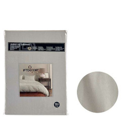 Gift Decor S3632773 - Bedding set Grey King size 3 Pieces