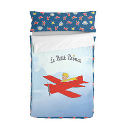 HappyFriday D1609795 - Couette rembourrée Le Petit Prince Son Avion Multicouleur 105 x 200 cm