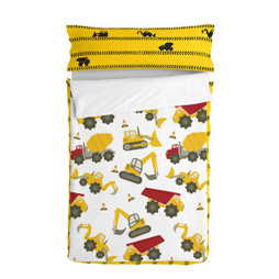 HappyFriday D1609798 - Couette rembourrée Mr Fox Machinery Multicouleur 105 x 200 cm