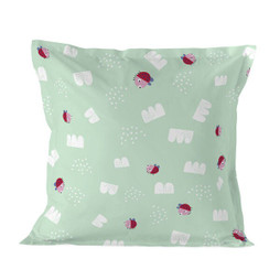 HappyFriday D1609370 - Taie doreiller Moshi Moshi Patchword animal Multicouleur 60 x 60 cm