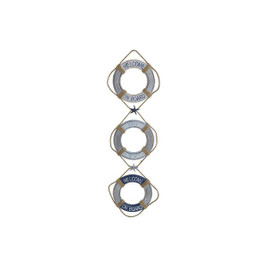 Home ESPRIT S3055432 - Wall Decoration Blue White Float 20 x 2,5 x 80 cm