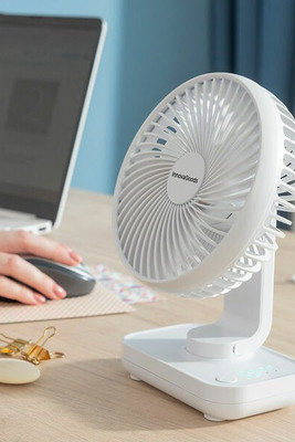 InnovaGoods V0103855 - Rechargeable Desk Fan Fanrec Ø5,4'' 3600 mAh / 13,3 W