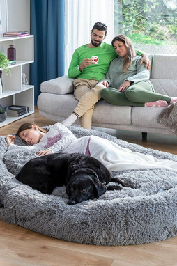 InnovaGoods V0103863 - Hundebett für Menschen | Human Dog Bed XXL Grey