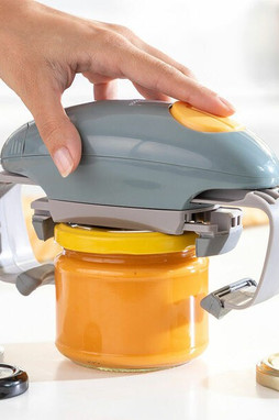 InnovaGoods V0103822 - Ouvre-bocaux et Pots Électrique Lloucan